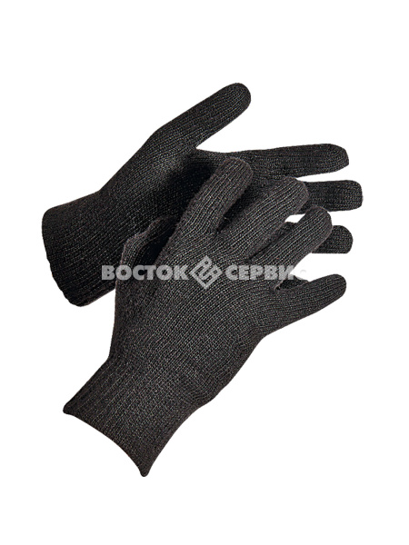 Перчатки полушерстяные