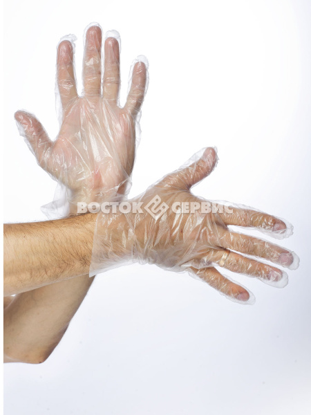 Перчатки одноразовые ПЭ