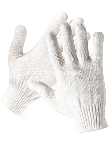 Перчатки трикотажные без ПВХ