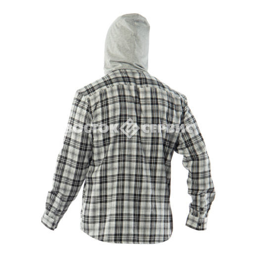 СОРОЧКА БРУНО С КАПЮШОНОМ КЛЕТКА