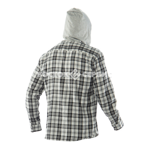 СОРОЧКА БРУНО С КАПЮШОНОМ КЛЕТКА